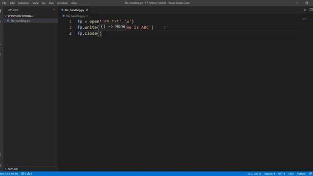 #65:- Writing Data to File in Python in Hindi | Python Tutorial in Hindi смотреть онлайн