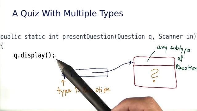 The Right Display Method Is Called - Intro to Java Programming смотреть онлайн
