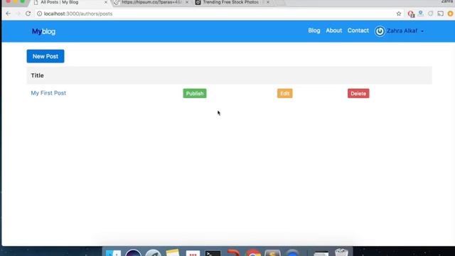 Blog using Rails смотреть онлайн