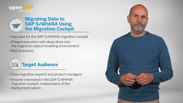 Migrating Data to SAP S/4HANA Using the Migration Cockpit | Free openSAP Course | Join Us смотреть онлайн