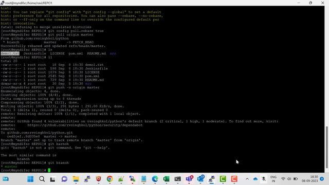 How To Create Local Git Branch And Push In Github