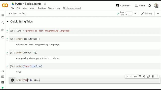 Simple String tricks in Python | String methods in Python | Python for Beginners Full Course смотреть онлайн