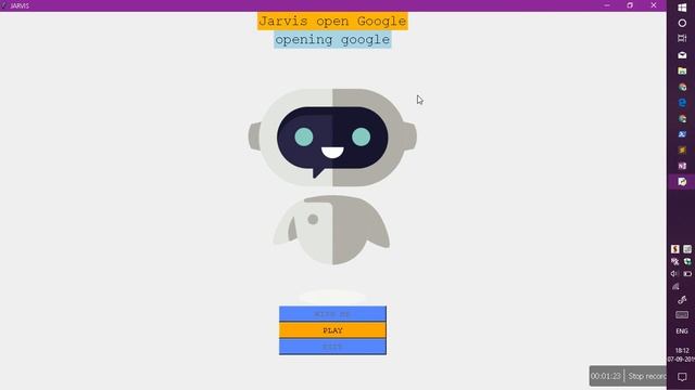Desktop Assistant Jarvis in Python 3 with GUI смотреть онлайн