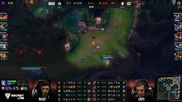 G2 vs. MAD | DAY 5 | MSI 2023 | G2 Esports vs. MAD Lions | GAME 1 (2023) смотреть онлайн