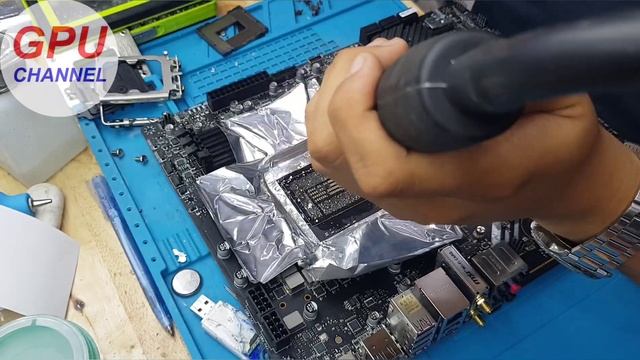 เปลี่ยน SOCKET CPU (socket 1700) MSI Z690 смотреть онлайн