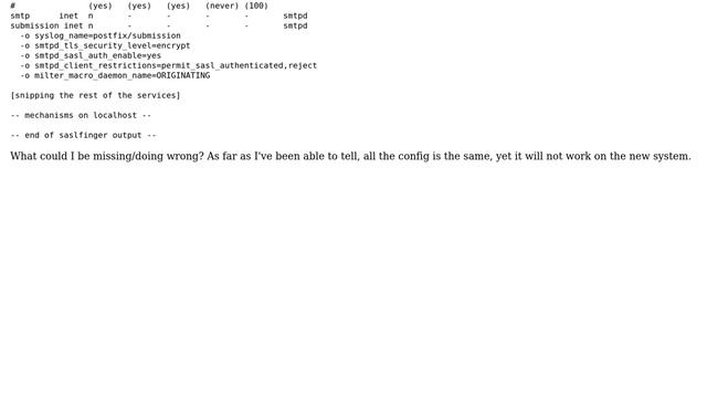 DevOps & SysAdmins: Can't get SASL auxprop/sasldb working with postfix/Ubuntu 12.04 (3 Solutions!!) смотреть онлайн