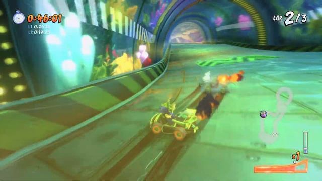 Crash Team Racing Nitro-Fueled Beating Developer Time on Roo's Tube смотреть онлайн