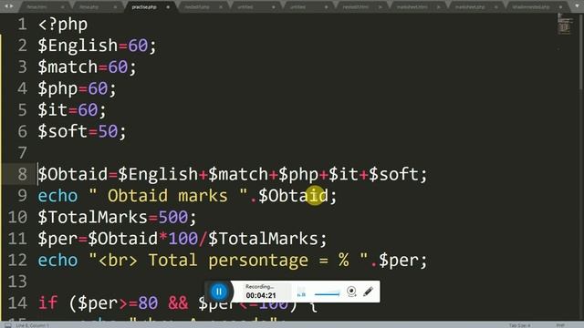 Else if in php tutorials |Php if else statement tutorials | php else if kese use kerte hain php смотреть онлайн