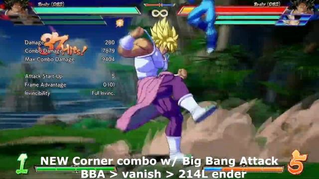 NEW SSGSS VEGETA Corner Combos! Big Bang Attack Buffed! (DBFZ, 1.31) смотреть онлайн