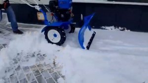 Мотоблок "НЕВА" с лопатой отвал "НЕВА" уборка снега
