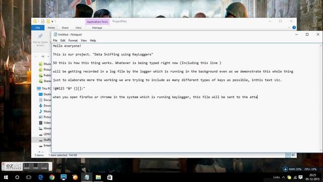 Email sending keylogger demo смотреть онлайн