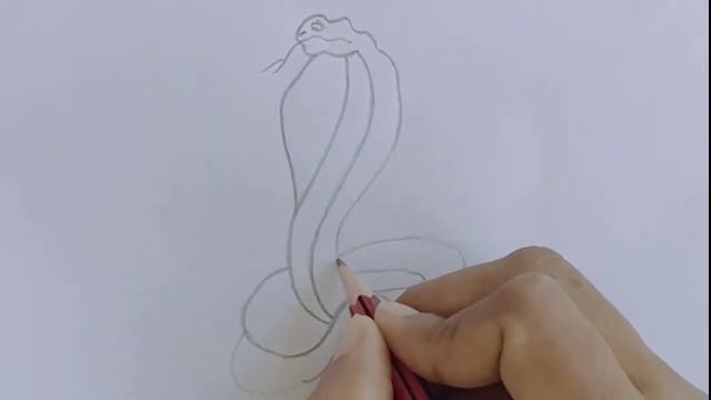 fearful snake sketch #naunihal_ki_pathshala #drawing #painting смотреть онлайн