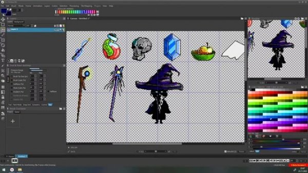 Pro Motion NG - порисуем пиксель арт предметы по референсам