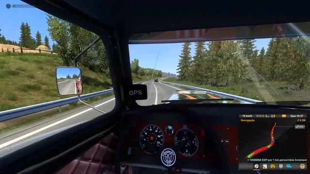 Euro Truck Simulator 2 online [ Parte 9 ] Esse sim é um caminhão das antigas que compensa dirigir смотреть онлайн