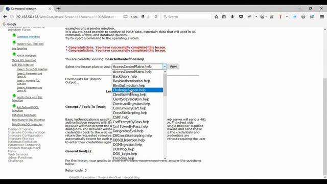 Command Injection смотреть онлайн