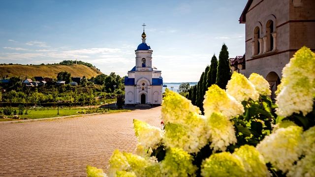 Свято-Богородичный Казанский мужской монастырь в селе Винновка, Самарской области... смотреть онлайн