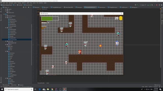 A 2D Shooter game made with Java - includes A* pathfinder algorithm смотреть онлайн