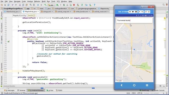 Add Marker to Google Map - [Android Google Maps Course] смотреть онлайн