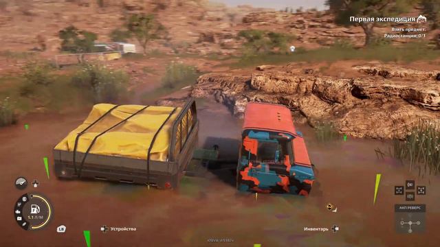 Expeditions A MudRunner Game - Первый запуск! #mudrunner