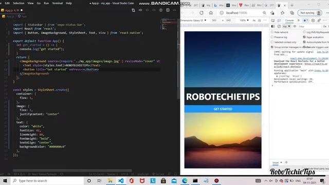 Tutorial - Phone App (React Native - Expo in Windows) Setup | Basics | UseState | Alert | Function смотреть онлайн
