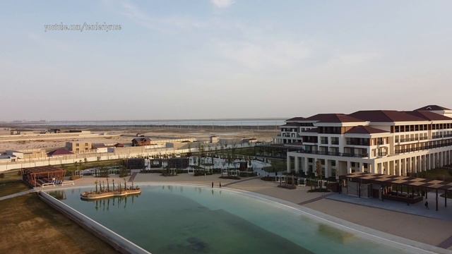 Rixos Aktau | Весь отель с воздуха // Аэросъемка | Риксос Актау смотреть онлайн