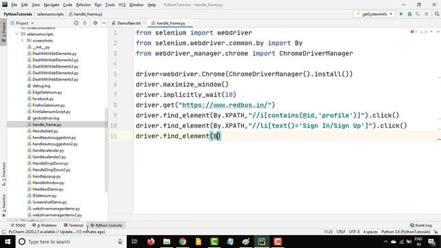 #17- Handle Frames In Selenium With Python- Selenium Webdriver Tutorials Python смотреть онлайн