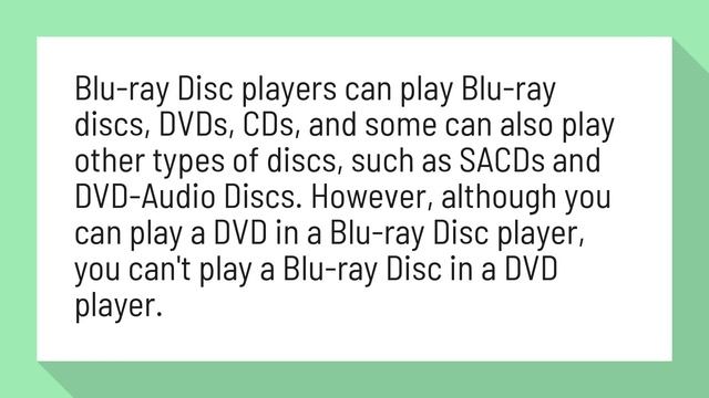 Can you play blu ray on a DVD player? смотреть онлайн