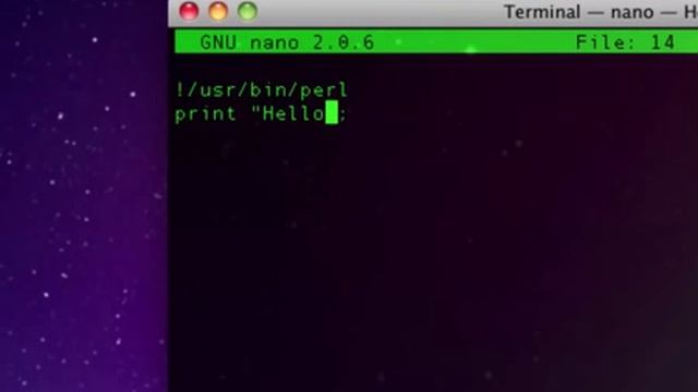 HOW TO PROGRAM SOMETHING INTO TERMINAL VIA PERL, PERL LESSON #1 смотреть онлайн