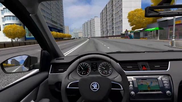 City Car Driving 1.5.5 VR - Skoda Octavia 1.6 TDI - Download Link - Oculus Rift смотреть онлайн