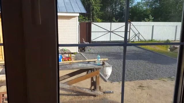 Окна в брусовой дом. Чистовая обсада из клееного бруса. смотреть онлайн