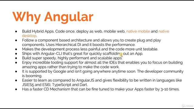TypeScript, Angular, Firebase & Angular Material Masterclass : What do we need Angular for? смотреть онлайн