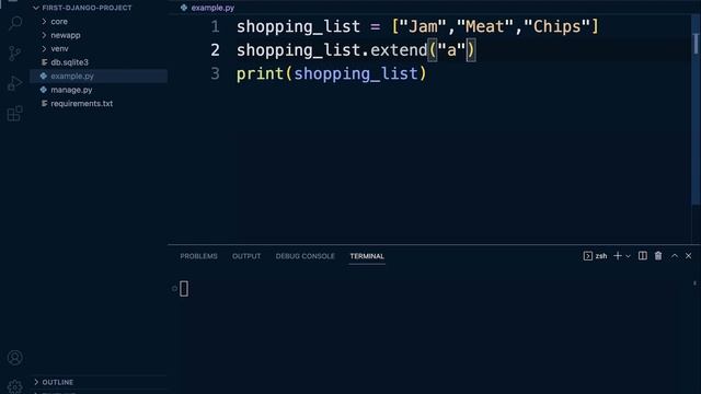 Python Django Course | Adding elements to a Python list смотреть онлайн