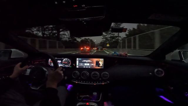 After Work Commute In A Mercedes S450 Coupe смотреть онлайн
