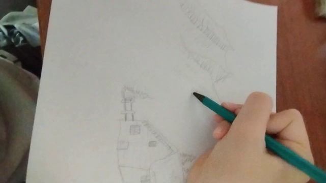 как нарисовать горы смотреть онлайн