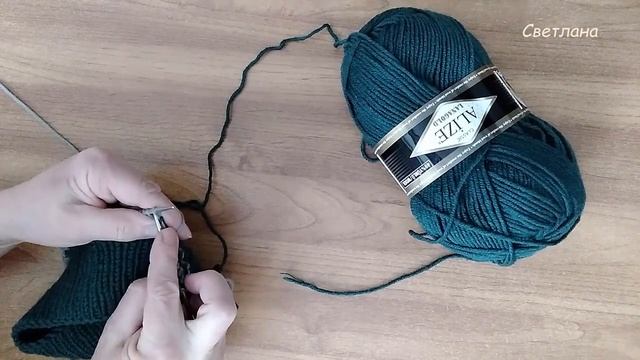 Как связать простую шапку /Узор для шапки спицами /Связать мужскую шапку спицами/Как запустить шапк смотреть онлайн