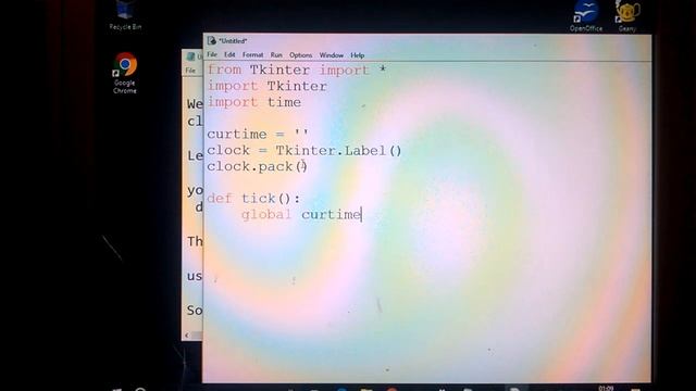 Python Basics - Digital Clock Program смотреть онлайн