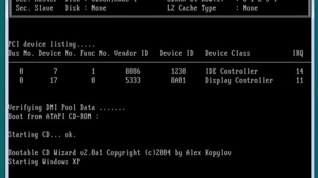 Создание образа hdd в PCem, форматирование в PQmagic. смотреть онлайн