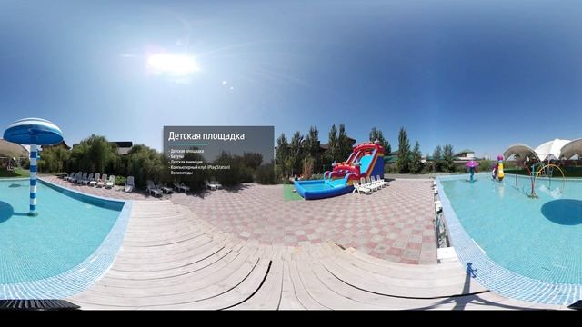 База отдыха "Arasan Alakol Resort Hotel" (Арасан Алаколь) на побережье озера Алаколь, ВКО | 360 ГИС смотреть онлайн