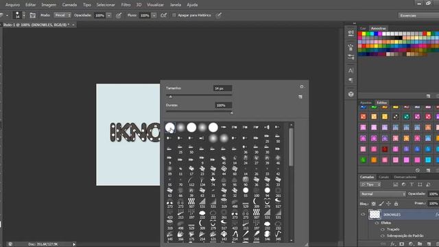 Efeito Texto Mordido no Photoshop CS6 смотреть онлайн