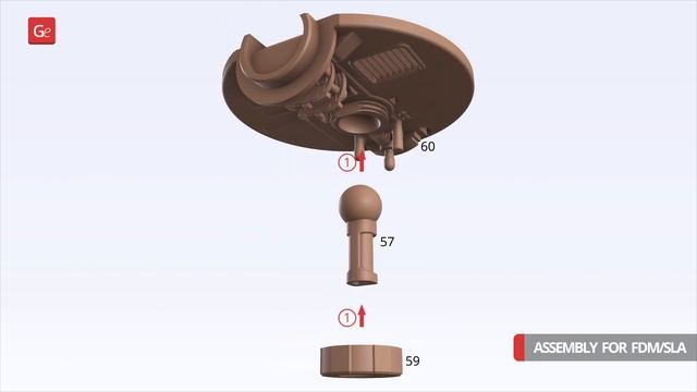 Pit Droid 3D Printing Model | Assembly By Gambody
