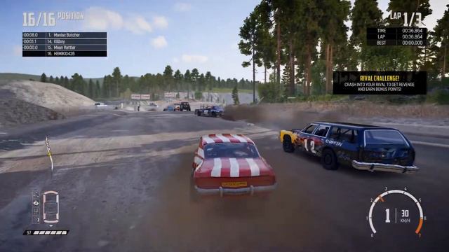 Wreckfest - XBOX Series S - Savolax Sandpit Race смотреть онлайн
