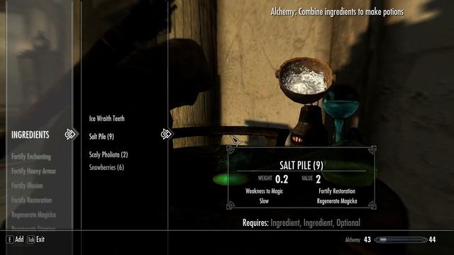 257 Let's Play Skyrim The Elder Scrolls V = Alchemy checkup смотреть онлайн