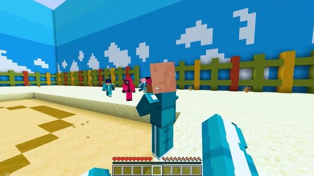 Playing SQUID GAME In Minecraft!