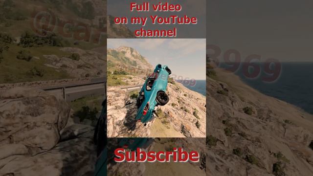 Cars vs Giant Pit – BeamNG.Drive смотреть онлайн
