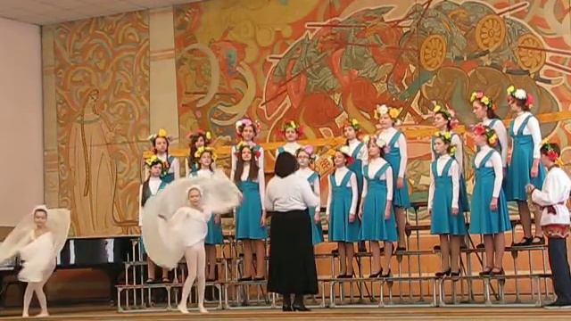 381 старший хор Акварель, пос Львовский аист на крыше смотреть онлайн