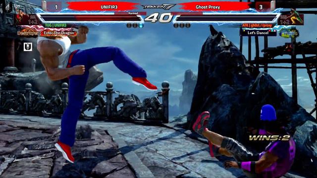 Getting mixed by Eddy! UNIFIR3 (Feng) vs Ghost Proxy (Eddy) Tekken 7 Ranked смотреть онлайн