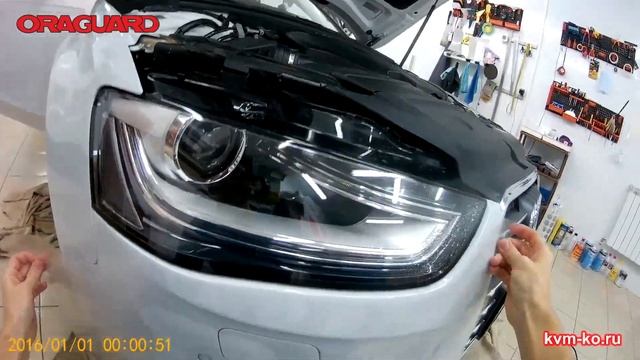 Защита кузова прозрачной пленкой ПВХ ORAGUARD 270 www.kvm-ko.ru смотреть онлайн