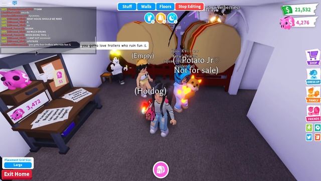 I Let MY FANS Build MY HOME in ADOPT ME Roblox Update | Build With Friends Co-op Subscribers смотреть онлайн