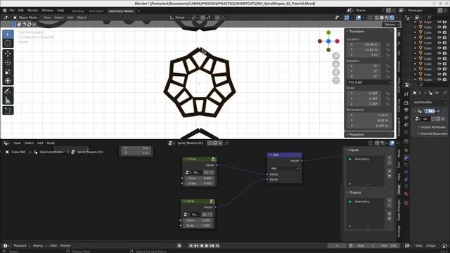 Discover the Magic of Girih Tiles in Blender with Geometry Nodes смотреть онлайн