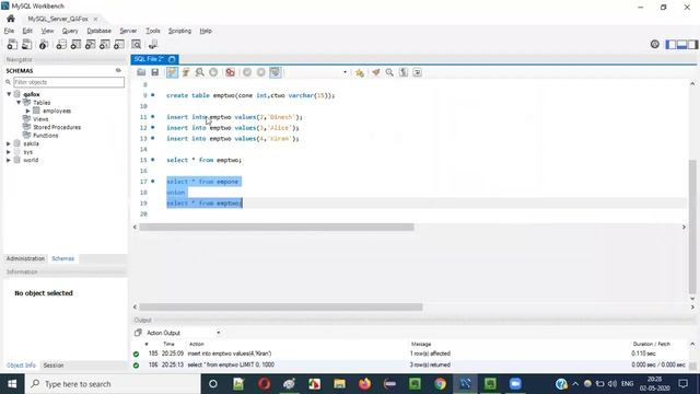 SQL - Part 54 - Union Operator смотреть онлайн